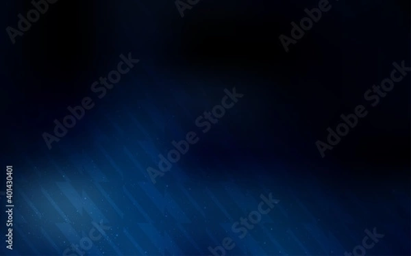 Fototapeta Dark BLUE vector pattern with sharp lines. Lines on blurred abstract background with gradient. Pattern for your busines websites.