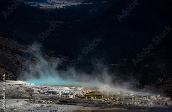 Obraz Stteam Rising from the Earth