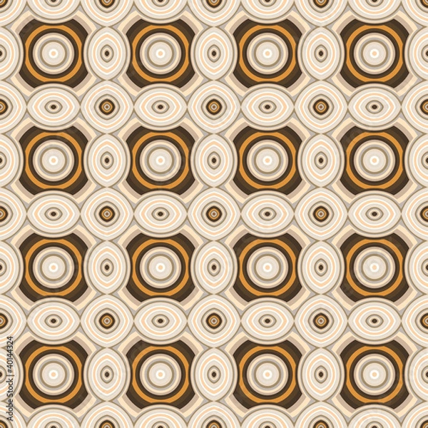 Fototapeta Geometric Retro Wallpaper Seamless Pattern