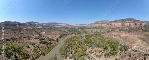Obraz Rio Chama River Valley Panorama