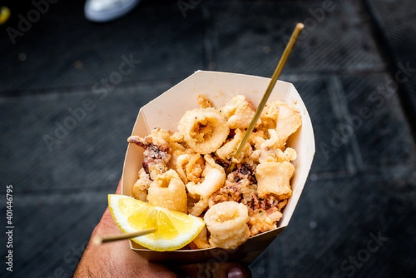 Obraz fried fish cone