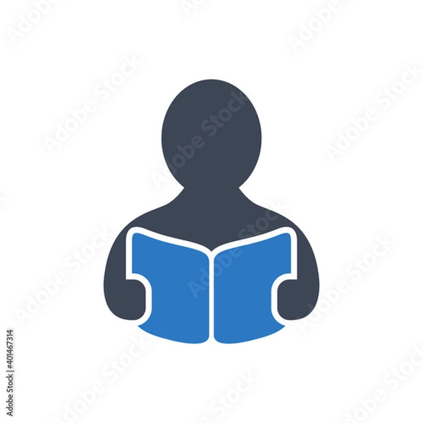 Obraz Reading book icon
