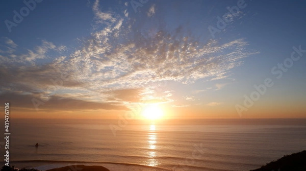 Obraz Pacific ocean and sunset