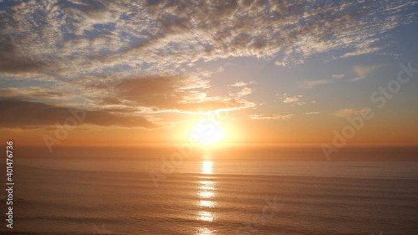 Obraz Pacific ocean and sunset