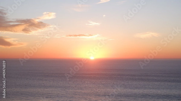 Obraz Pacific ocean and sunset