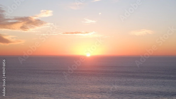 Obraz Pacific ocean and sunset