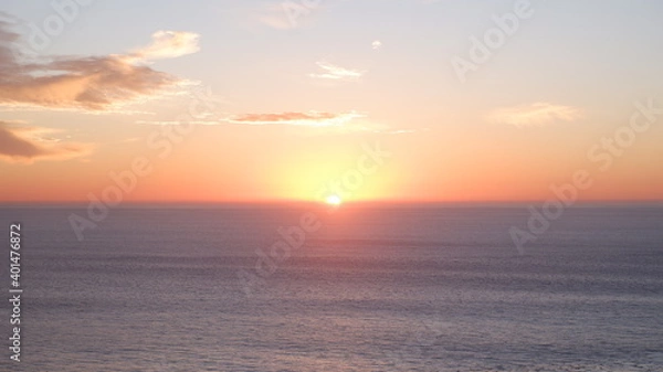 Obraz Pacific ocean and sunset