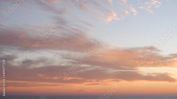 Obraz Pacific ocean and sunset