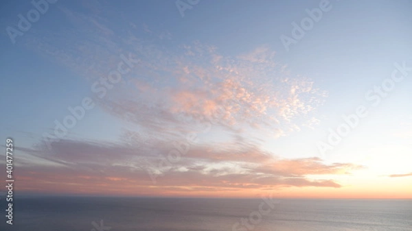 Obraz Pacific ocean and sunset