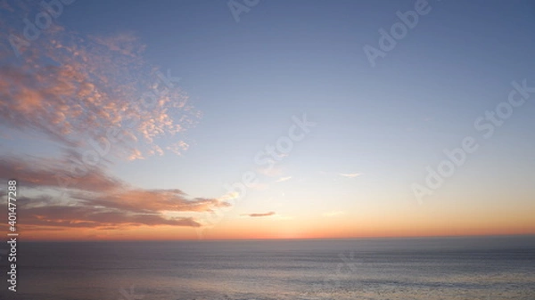 Obraz Pacific ocean and sunset