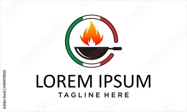 Obraz ILLUSTRATION LOGO FROM COOK 