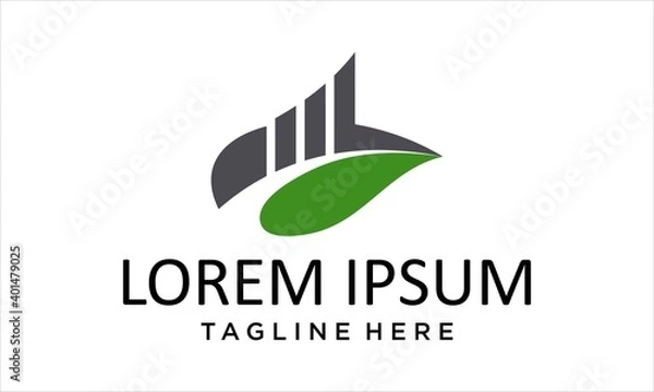 Obraz  HOLDING PLANT LOGO GROWTH