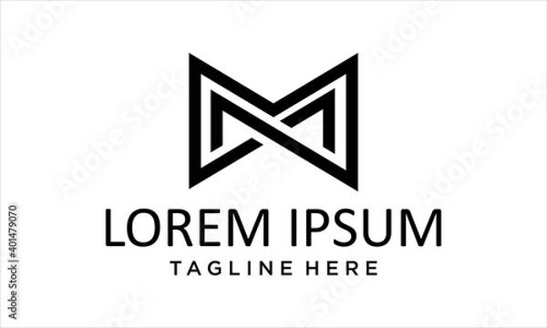 Obraz MODERN LOGO FROM LETTER M DESIGN INSPIRATION