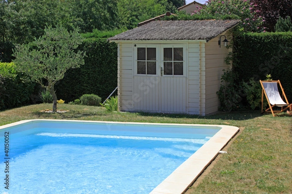 Obraz cabane de piscine