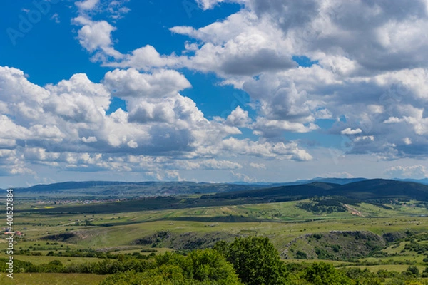 Obraz landscape with clouds