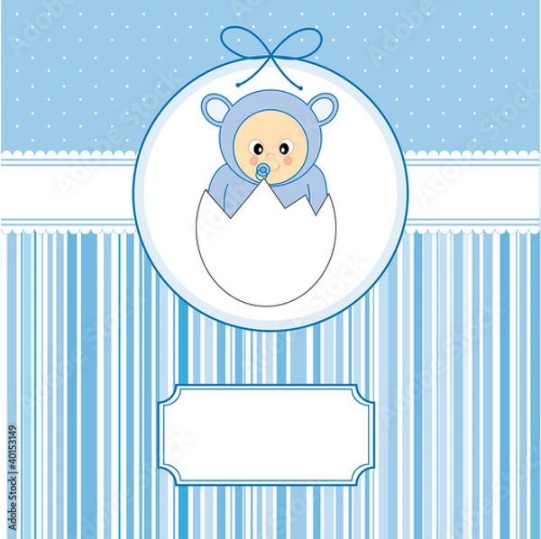 Obraz Anuncio nacimiento bebe niño