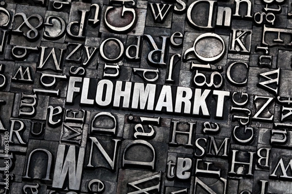 Fototapeta flohmarkt