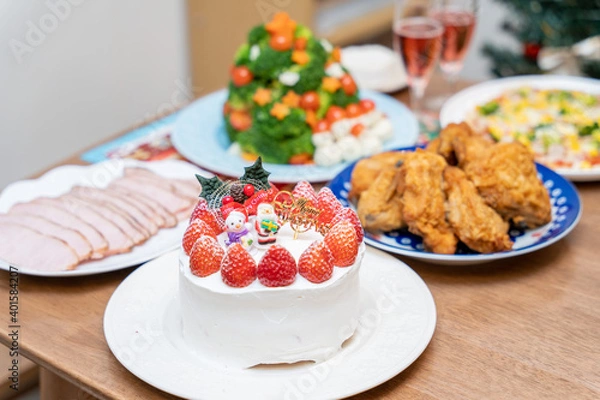 Obraz 豪華なクリスマスディナー