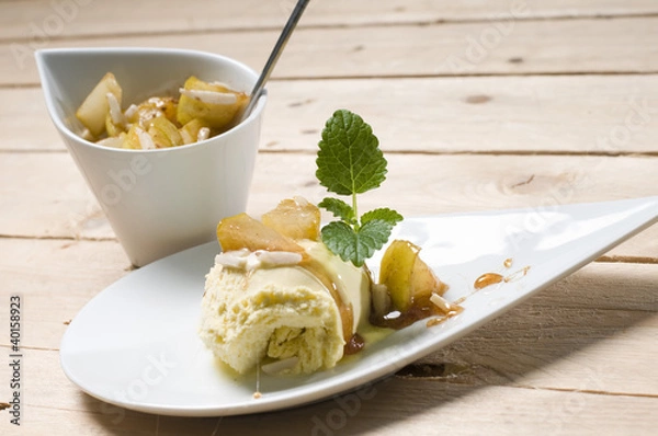 Obraz Winterlicher Nachtisch