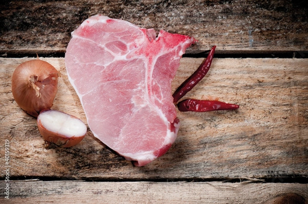 Obraz Rohes Grillfleisch