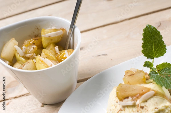 Obraz Winterlicher Nachtisch