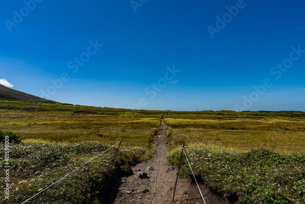 Fototapeta 旭岳　大雪山　登山