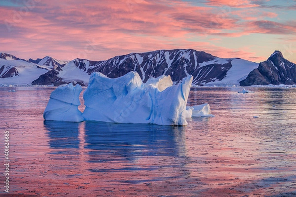 Obraz Images of ice bergs in Antartica