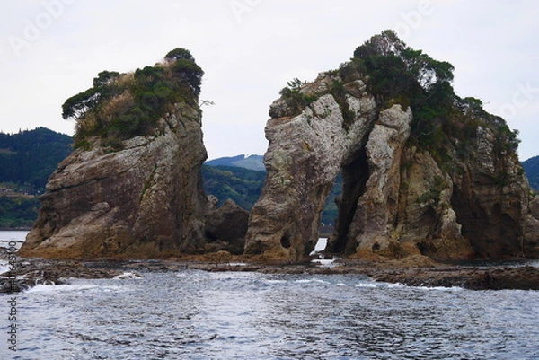 Fototapeta 岩場（宮崎県南郷）