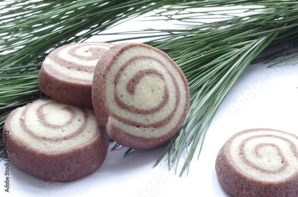 Fototapeta Schwarz-Weiss Gebäck