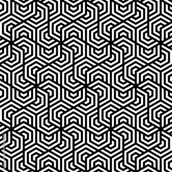 Obraz Geometric seamless pattern, layout for packaging, Wallpaper, stylish background vector