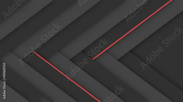 Obraz Flat geometric design backround for presentations