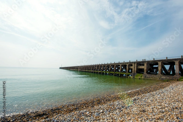 Obraz pier on the beach