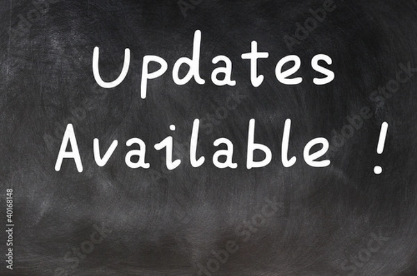 Fototapeta Updates available