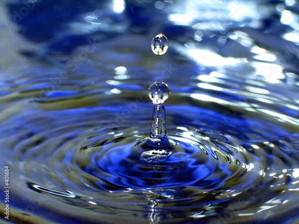 Fototapeta goutte d'eau