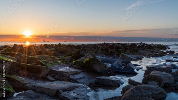 Obraz Sunset over the North Sea