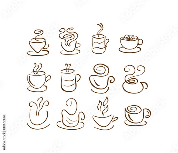 Obraz Cup Silhouettes