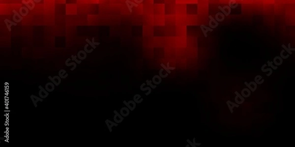 Obraz Dark red, yellow vector texture with memphis shapes.