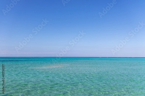 Fototapeta 晴天の池間ブルー