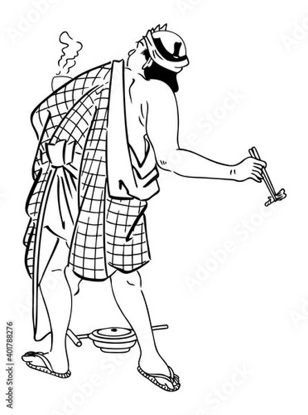 Obraz 立ち食い蕎麦02江戸