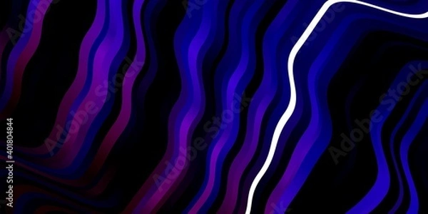 Fototapeta Dark Blue, Red vector template with lines.