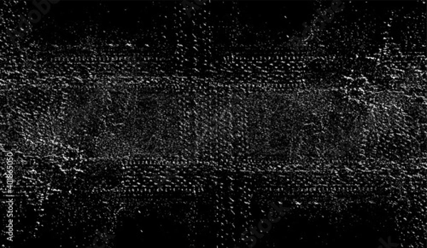 Fototapeta Rough black and white texture vector. Distressed overlay texture. Grunge background. Abstract textured effect. Vector Illustration. Black isolated on white background. EPS10