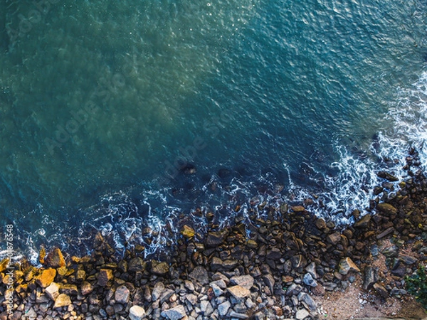 Fototapeta waves on the beach