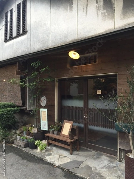 Obraz おしゃれなカフェの入り口