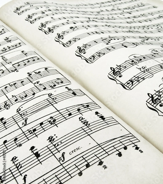 Obraz partiture book 03