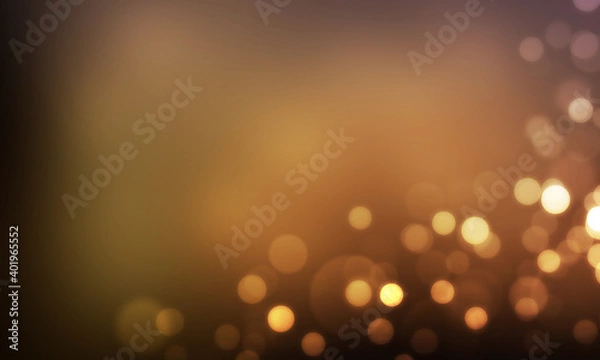 Fototapeta Abstract light bokeh background, Christmas lights, Blurry lights, Glitter sparkle	
