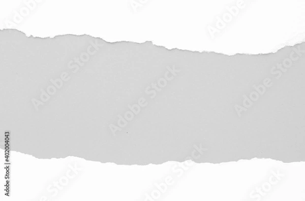 Obraz Aufgerissenes Papier neutral mit Text für Botschaft