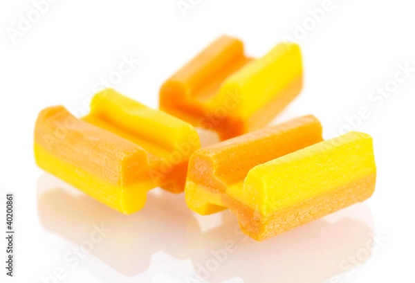 Obraz tasty bubble gum isolated on white