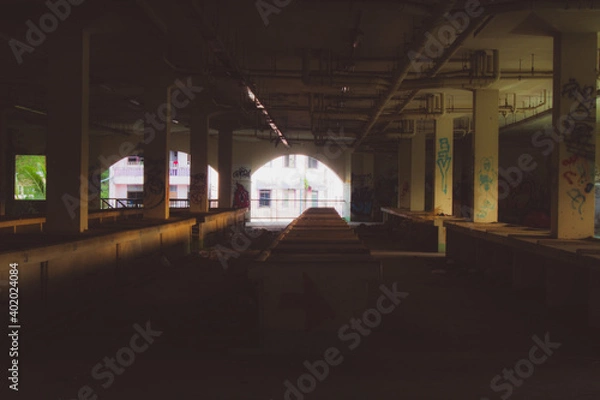 Obraz old abandoned building