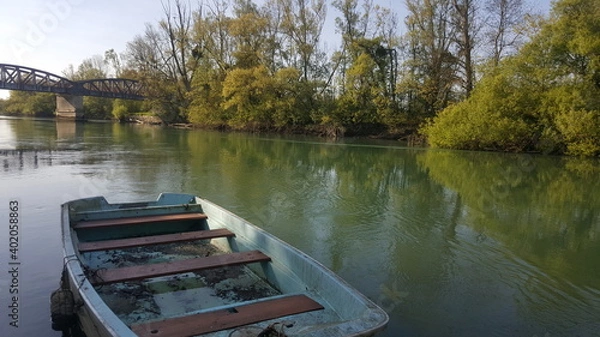 Fototapeta En barque eau