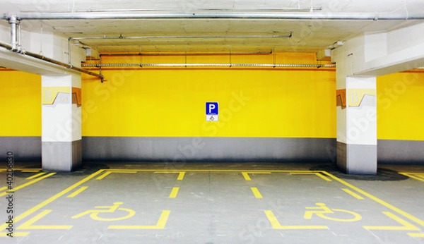 Obraz Underground garage